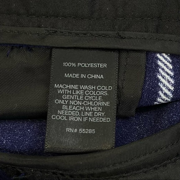 Express Women’s Blue with White & Orange Stripes Tapered Dress Pants Size 2S - Picture 7 of 10